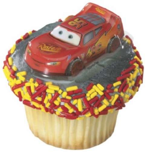Lightning Mcqueen Cupcake/Cake Topper - Click Image to Close